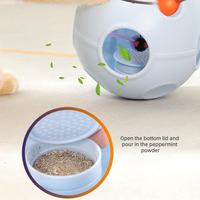 5-in-1 Interactive Tumbler Cat Toy with Track Ball, Spring Ball & Catnip — Catnip, for stress relief
