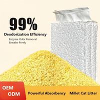 Millet cat litter full coverage for cat loose stool