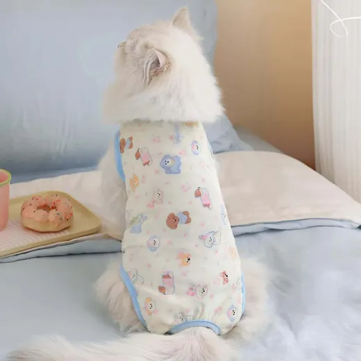 Cotton Cat Recovery Suit for Female Cats – Post-Surgery Onesie