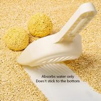Fast clumping millet cat litter demonstration