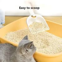 Quickly clumps together, easily removes clumps.