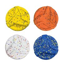 Four color options speckled ETPU dog frisbee toy