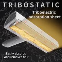 Friction electrostatic adsorption sheet, easily adsorbs