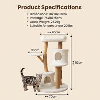 Cat tree size