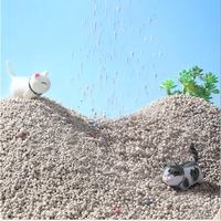Premium bentonite cat litter multiple dust removal processes
