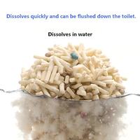 Dissolves Quickly, Small Clumps Flushable