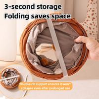 Foldable cat tunnel with 3-second storage space saving design