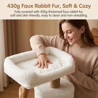 Soft and comfortable faux rabbit fur material