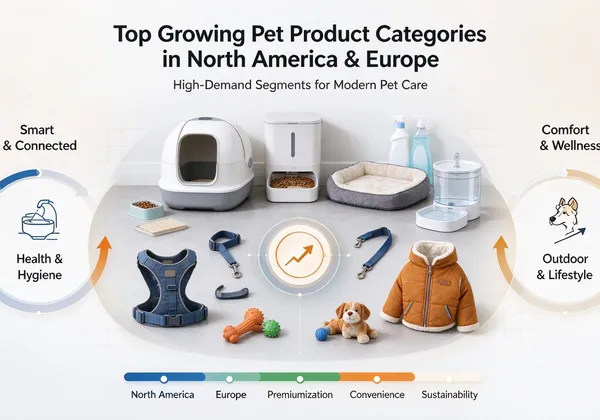 Top Growing Pet Product Categories in North America & Europe