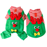 Christmas Reindeer Pet Jumpsuit for Small Dogs & Cats