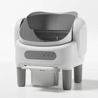Smart Automatic Cat Litter Box – Semi-Open Design, Remote Control & 12L Waste Bin