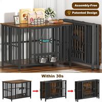 No assembly folding dog crate, set up within 30 seconds patented design