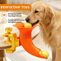 interactive dog fetch toy for human dog bonding