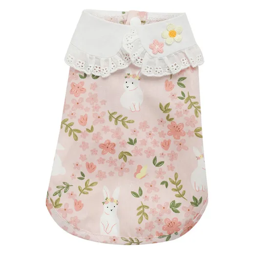 Pink Cotton Cat Clothes – Lightweight Summer Cat vest | Wholesale & Custom Logo