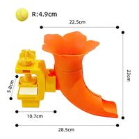 trumpet vine dog toy dimension measurement