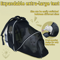 Large cat travel carrier suitable for cats up to 15 lbs