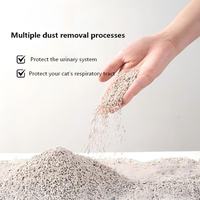 Low dust bentonite cat litter