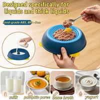 Licking bowl for dogs cats yogurt milk puree bone broth snacks