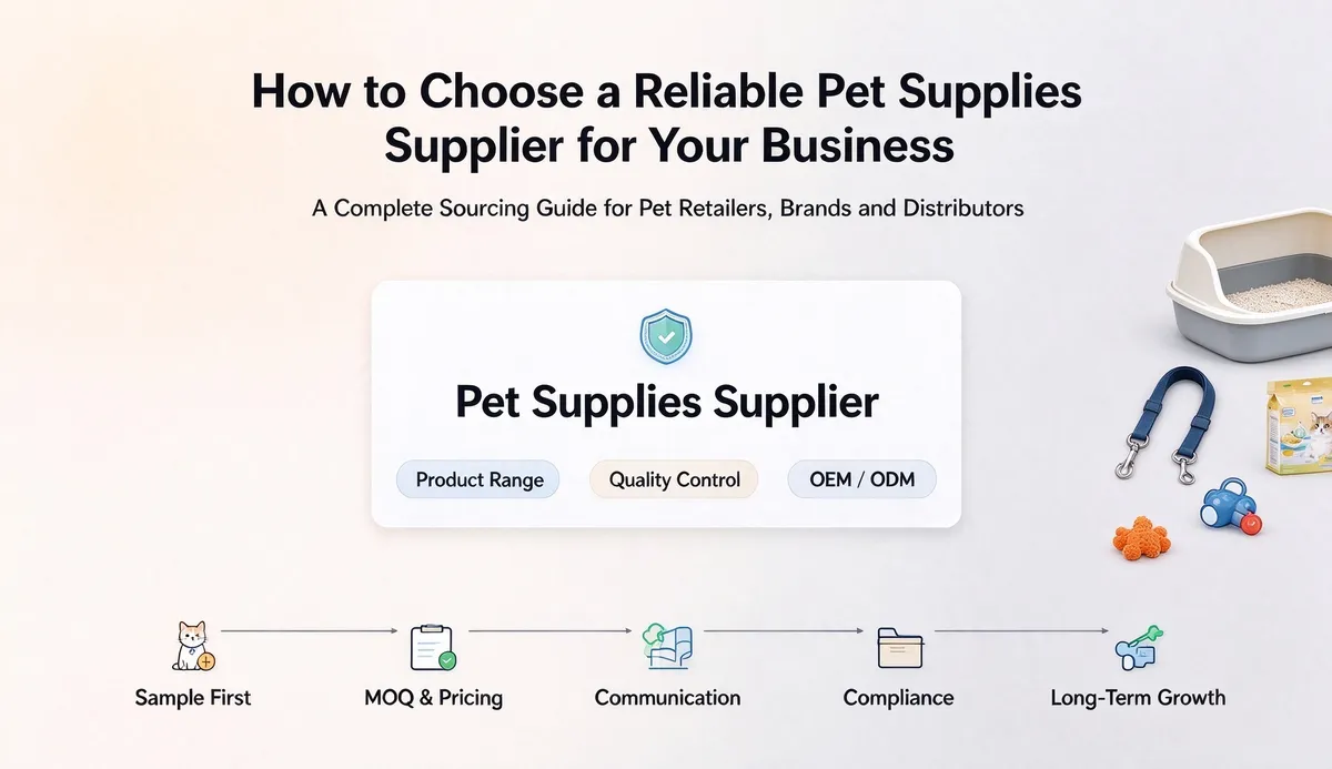 How to Choose a Reliable Pet Supplies Supplier for Your Business