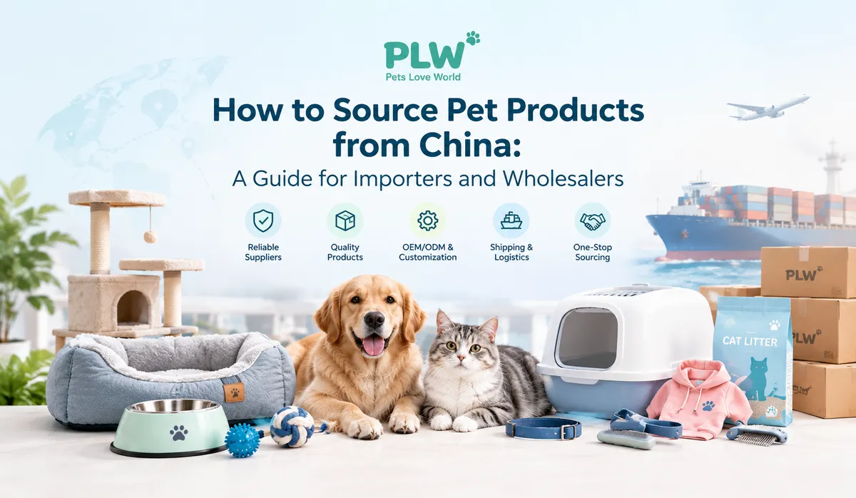 How to Source Pet Products from China: A Guide for Importers and Wholesalers