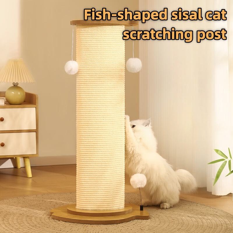 Fish Shaped Sisal Cat Scratching Post
