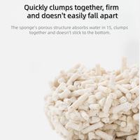 Fast clumping tofu cat litter, firm clumps, not easy to break and non-stick bottom