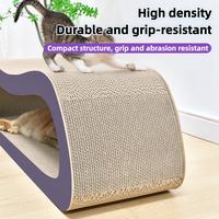 High density corrugated cardboard cat scratcher surface, durable scratch resistant