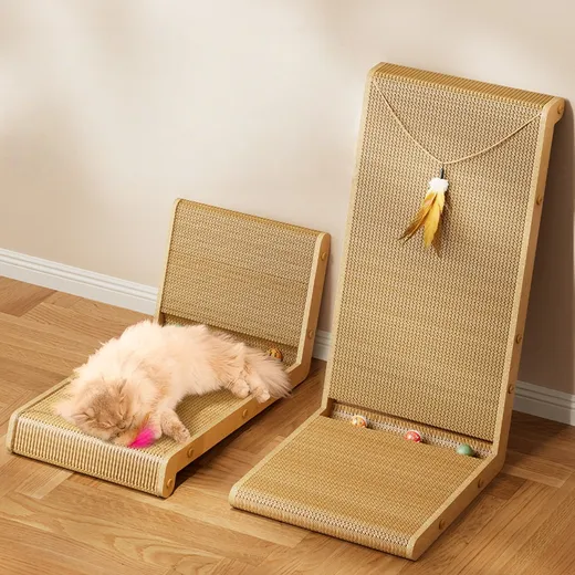 L-Shaped Inclined Cat Scratching Board