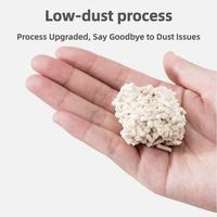 Low dust tofu cat litter with upgraded production process, reduces dust pollution