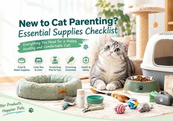 New to Cat Parenting? The Essential Cat Supplies Checklist for Beginners