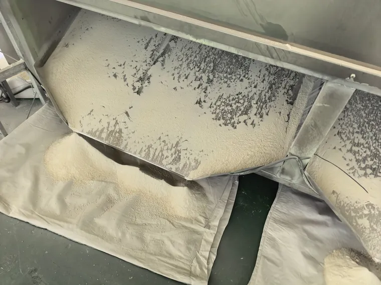 Cat litter dedusting process