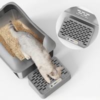 Recyclable Cat Litter Box with Integrated Sifting Tray