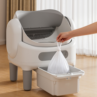 Simply open and pull to remove the waste; it's very convenient.