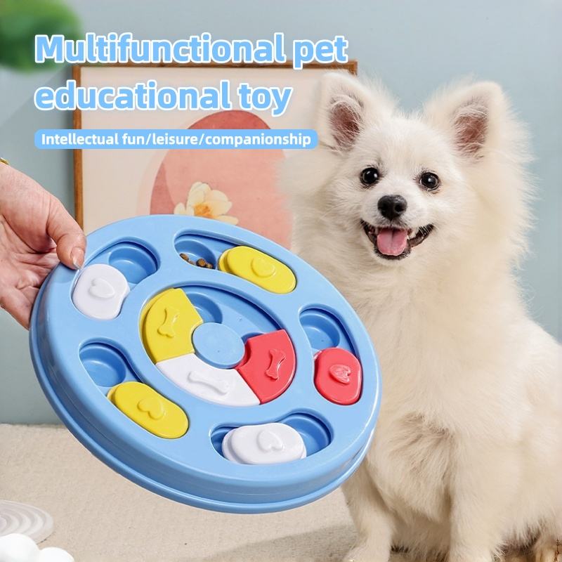 Pet Puzzle Feeder Toy, Interactive Treat Puzzle for Dogs & Cats