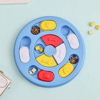 One-piece molded PP pet puzzle feeder, smooth rounded edge