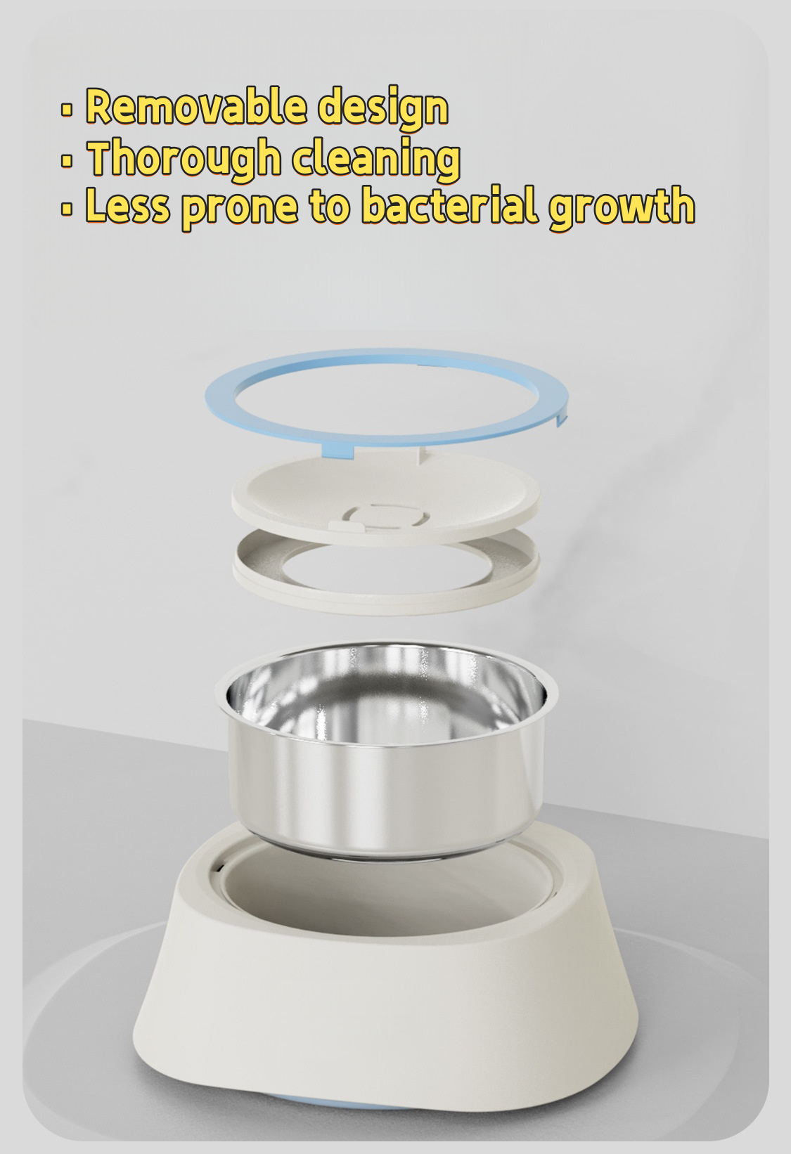 Removable Structure, Easy to Clean