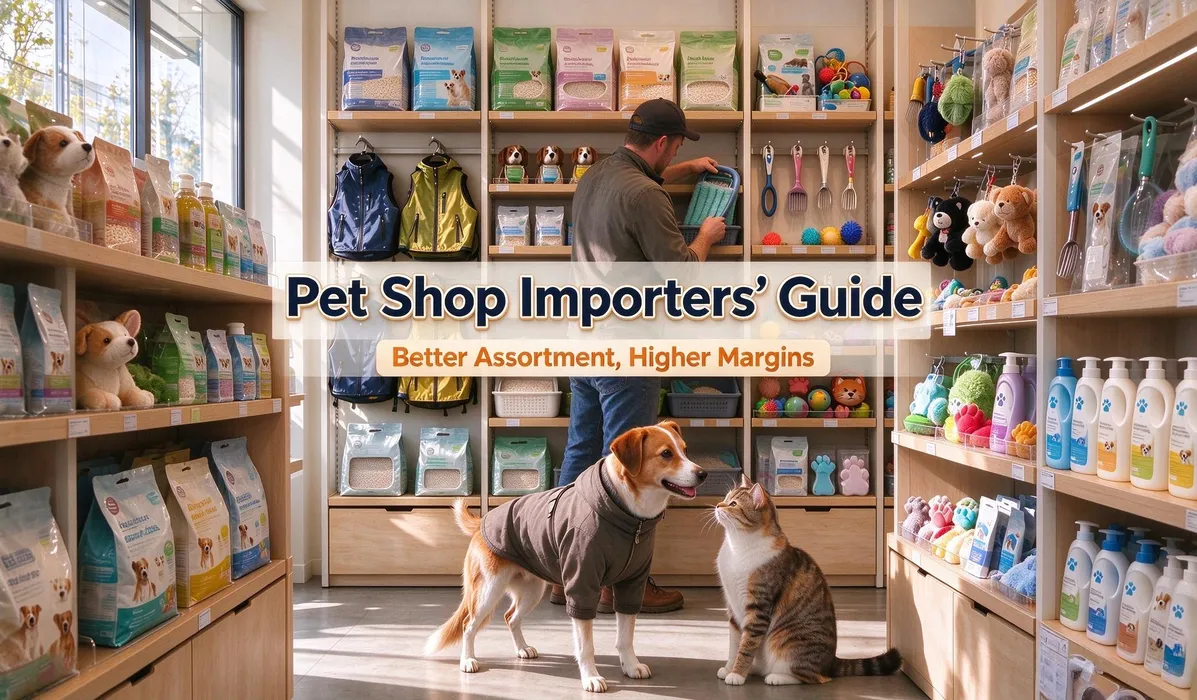 How Small & Mid-Sized Pet Shop Importers Boost Store Profit Margins With Pet Product Sourcing & Layout