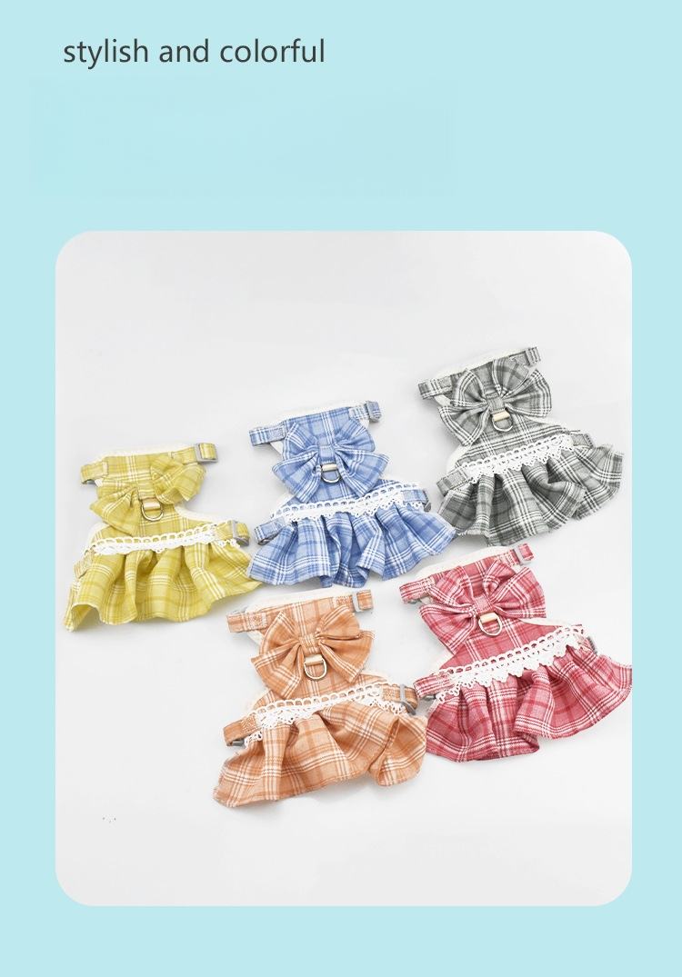 diffierent colors of Cat Dress Harness