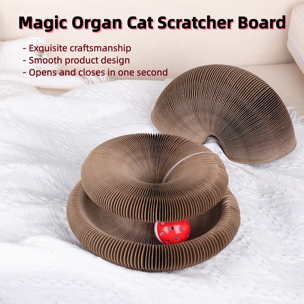Magic Organ Cat Scratcher Board, Interactive Cat Scratcher Board