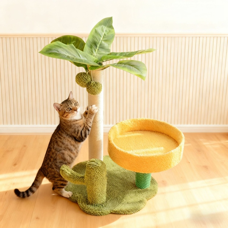 Cat Tree with Mouse Hole,Cat Tree for Kittens Adults Cats