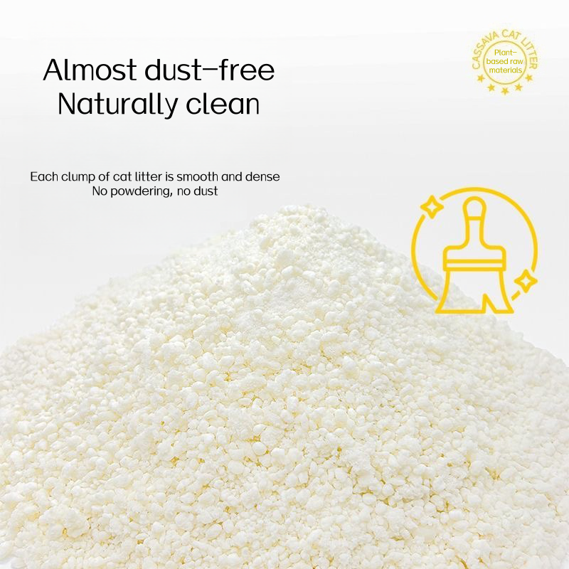 Cassava cat litter,plant-based cat litter,deodorizing cat litter 