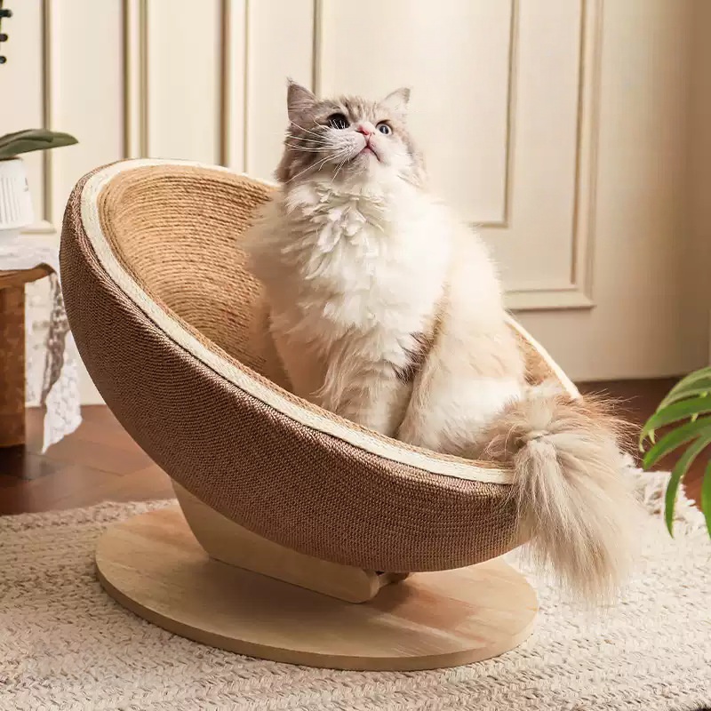 Natural Sisal Cat Scratcher Bed,cat scratcher Bed for Large Cats