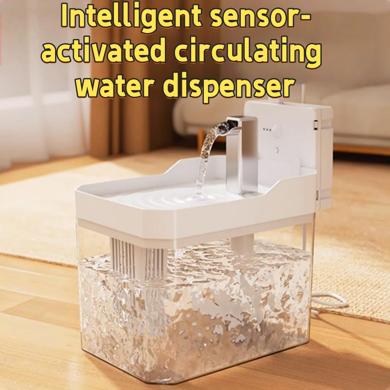 Automatic cat water fountain,Pet water dispenser, quiet and flowing water dispenser
