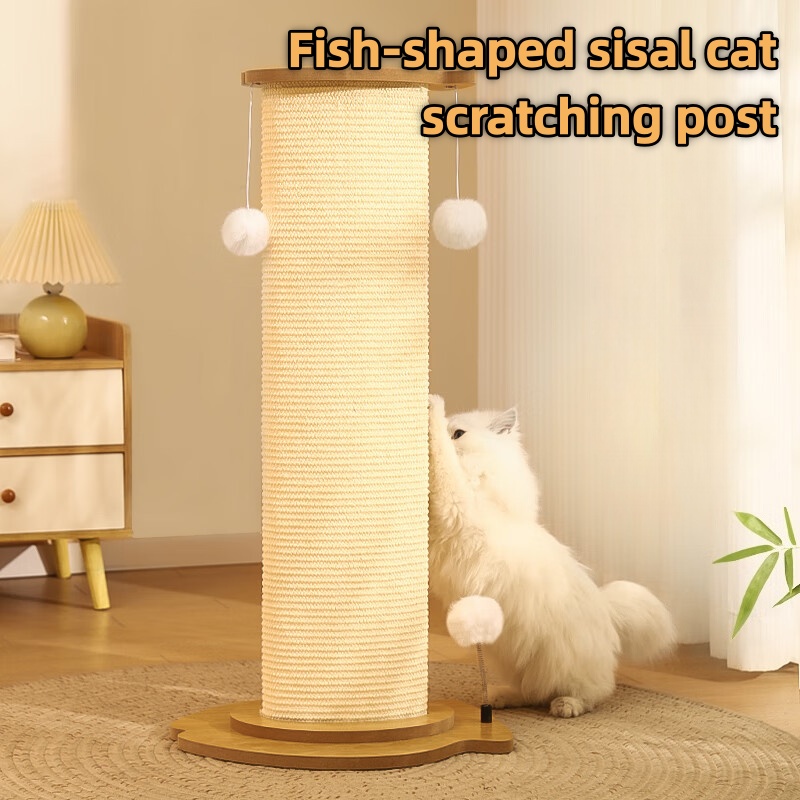 Heavy Duty Cat Scratching Post,Cat Scratching Post with Ball Toy