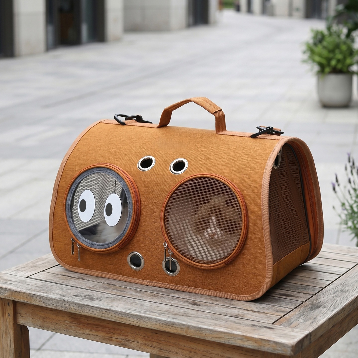 Cat/dog bag, portable and breathable bag, hand-held/shoulder bag, crossbody pet bag