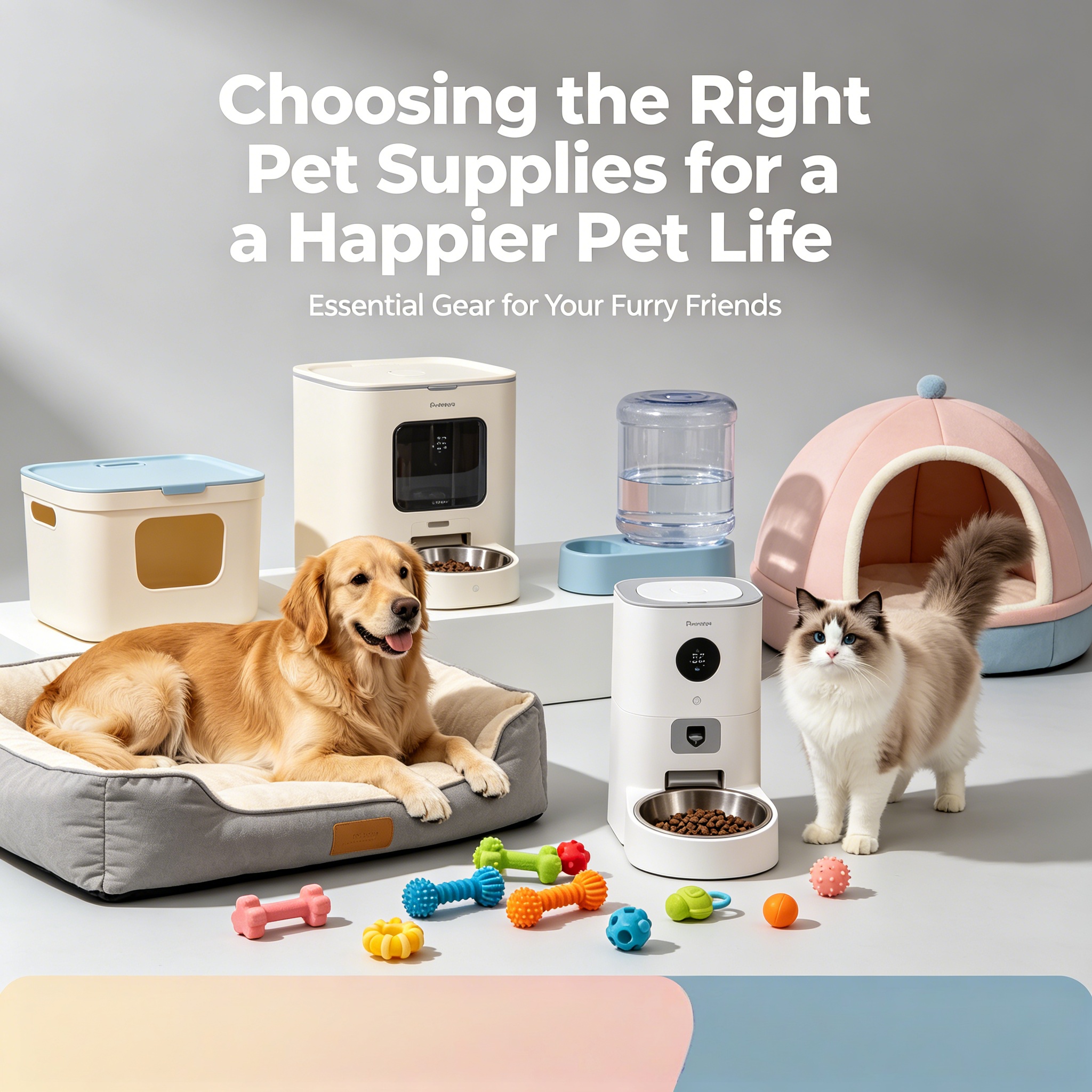 Choosing the Right Pet Supplies for a Happier Pet Life 