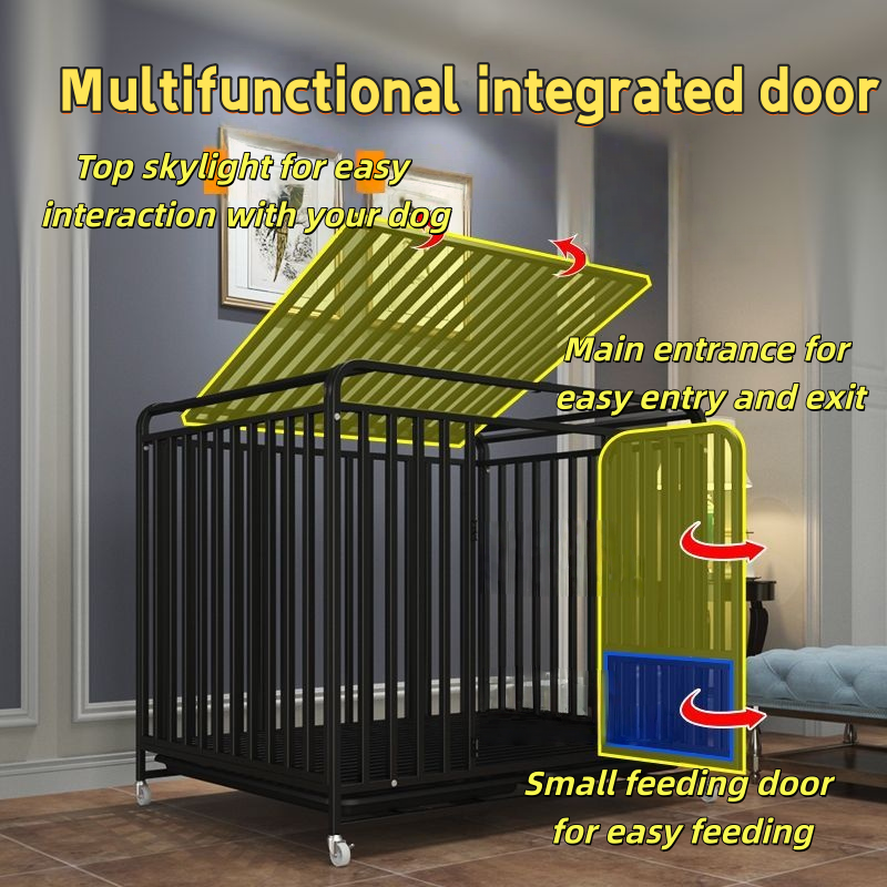 Home-use square tube pet cages,Custom-made dog crates,Large indoor dog kennels